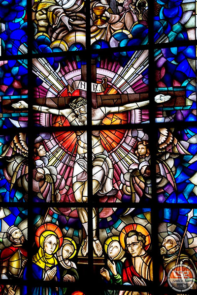 10 Calvary Stained Glass