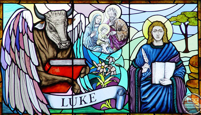 08 Saint Luke Stained Glass