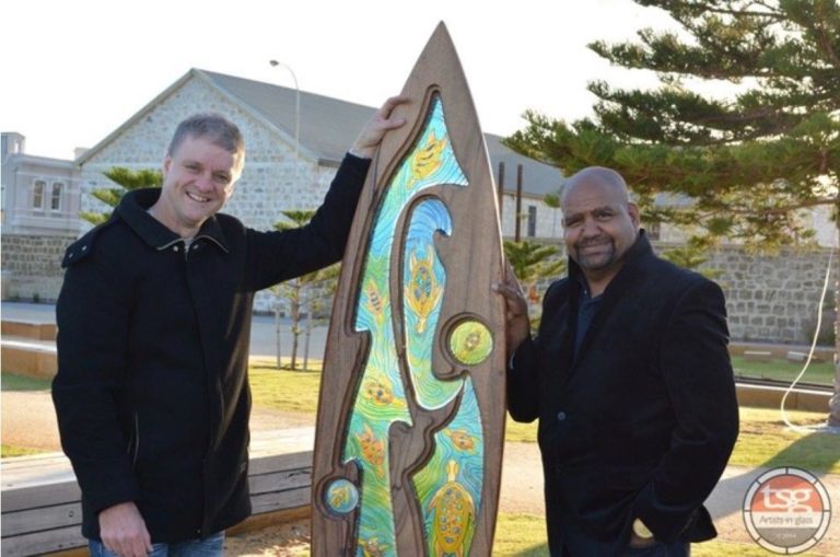 Collaborative Aboriginal Fused Art Glass