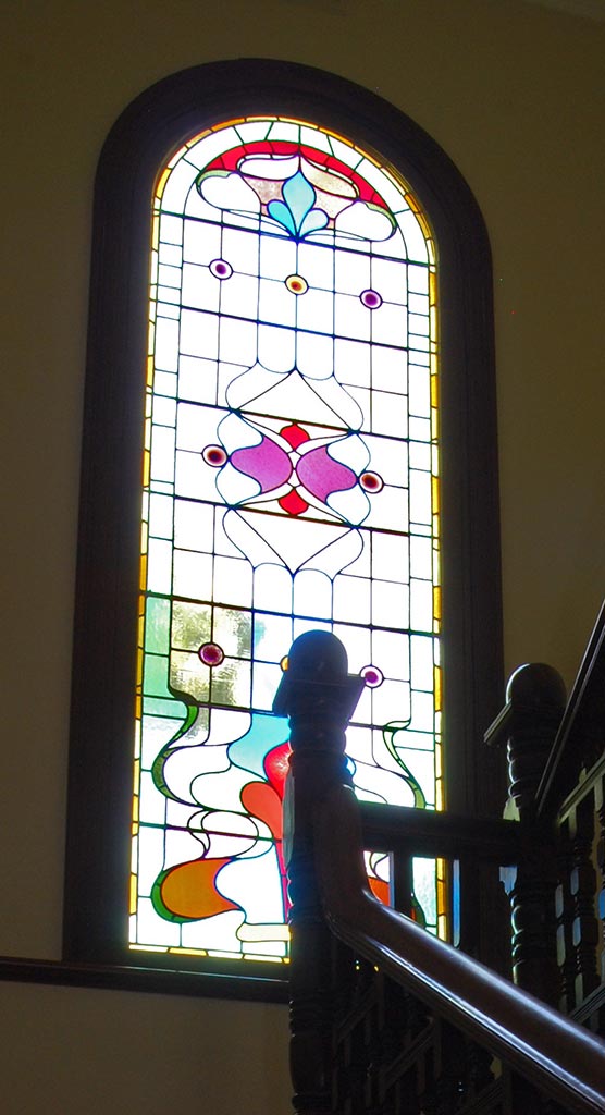 22 Stained Glass Stairwell