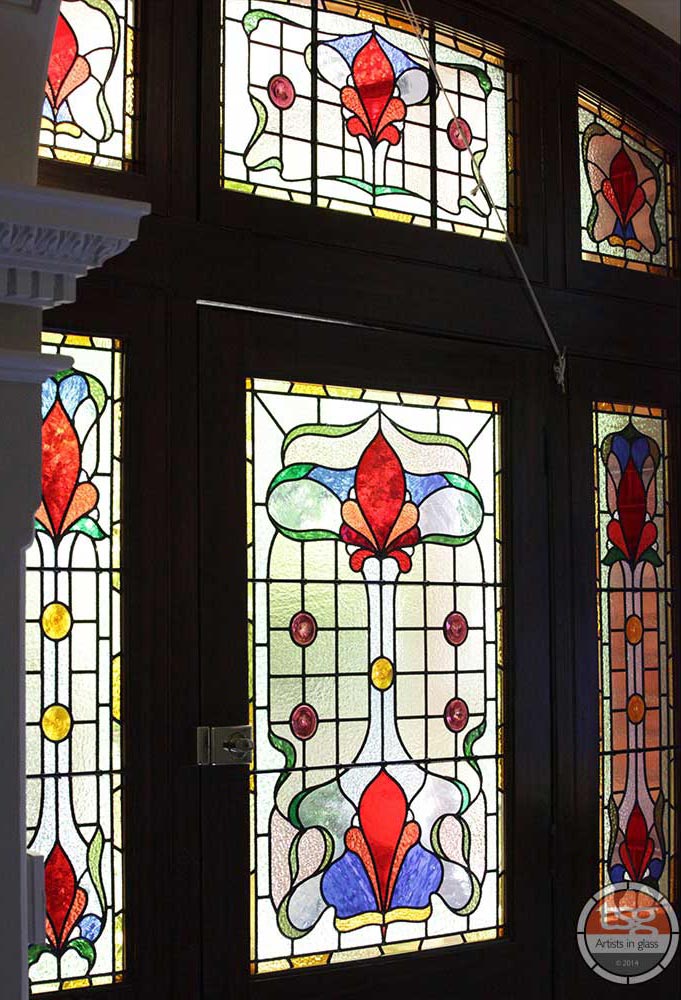 Stained Glass Door 01