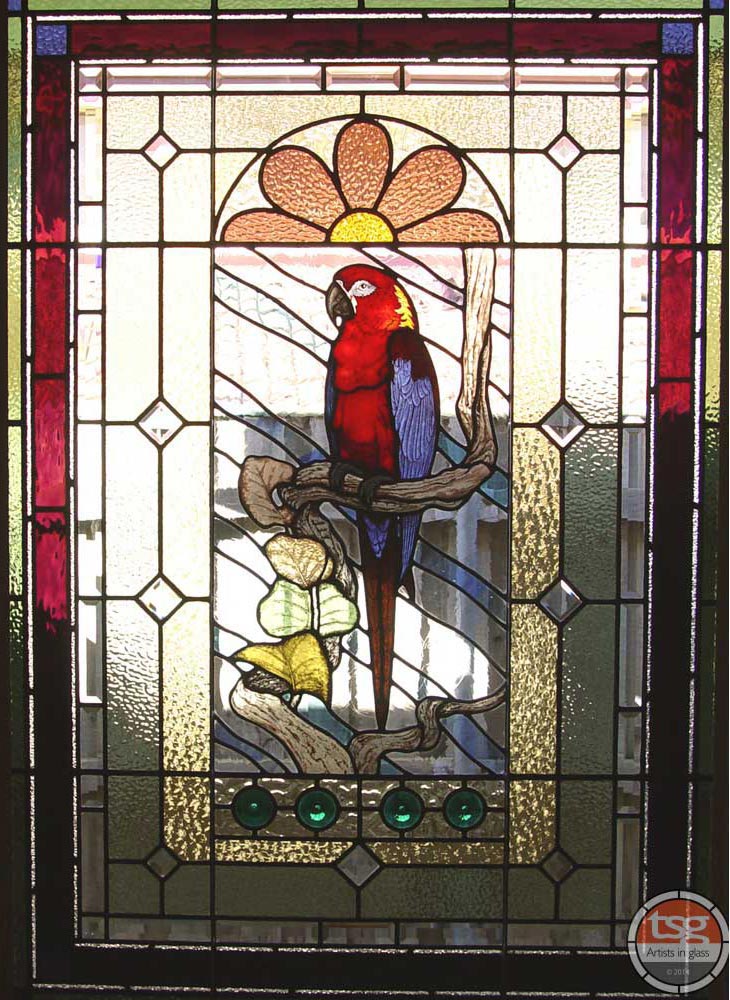 17 Hand Painted Stained Glass
