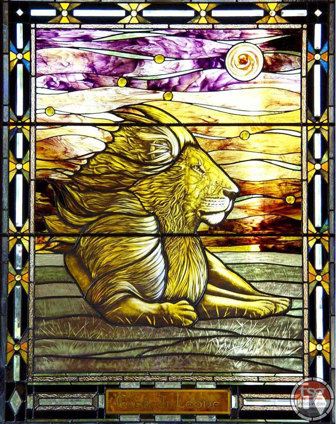 02 Hand Painted Stained Glass