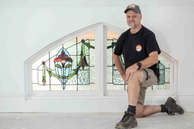 Historic Stained Glass of Fairview with Glass Artist and Restorer Kim Fitzpatrick