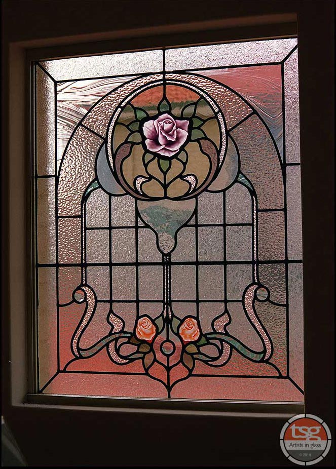 Stained Glass Stairwell 14