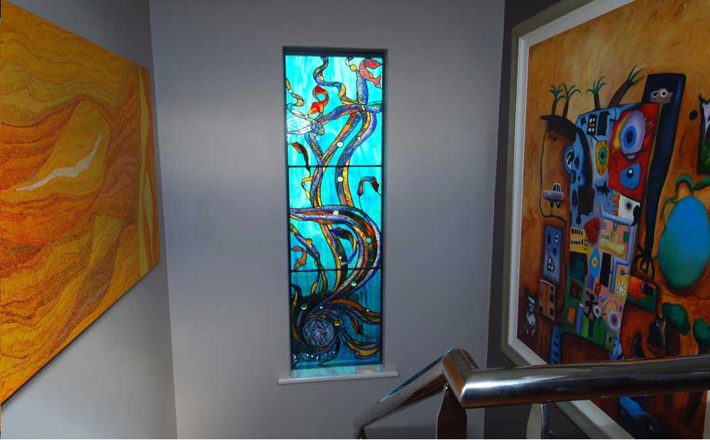 Stained Glass Stairwell 19
