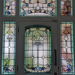 Stained Glass front entry